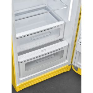 Smeg FAB28RYW5 60cm 50s Style Right Hand Hinge Fridge with Icebox, Yellow - Image 5