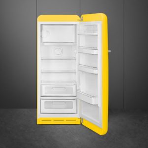 Smeg FAB28RYW5 60cm 50s Style Right Hand Hinge Fridge with Icebox, Yellow - Image 7