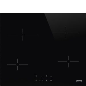 Smeg SE264TD1 60cm 4 Zone Straight Edge Glass Ceramic Hob with Touch