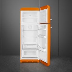 Smeg FAB30ROR5 60cm 50s Style Right Hand Hinge Freezer over Fridge, Orange - Image 6