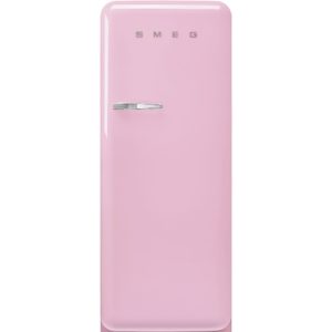 Smeg FAB28RPK5UK Retro Tall Fridge with Ice Box - Pink