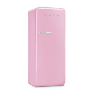 Smeg FAB28RPK5UK Retro Tall Fridge with Ice Box - Pink - Image 2