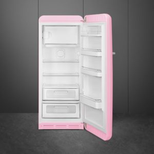 Smeg FAB28RPK5UK Retro Tall Fridge with Ice Box - Pink - Image 8