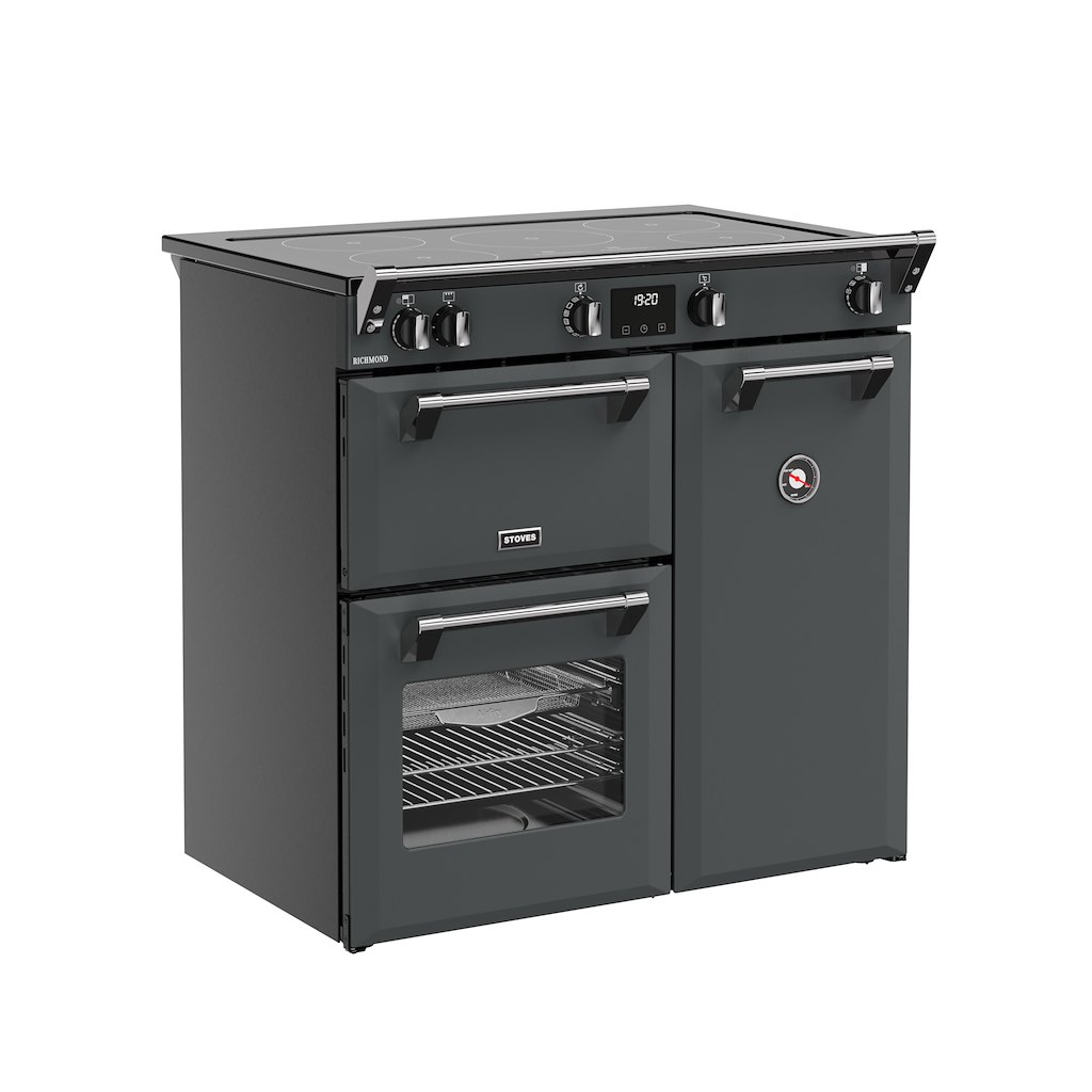 Stoves RCA RICH 90Ei TCH 90cm Richmond Electric Induction Touch Range Cooker - Anthracite - Image 2
