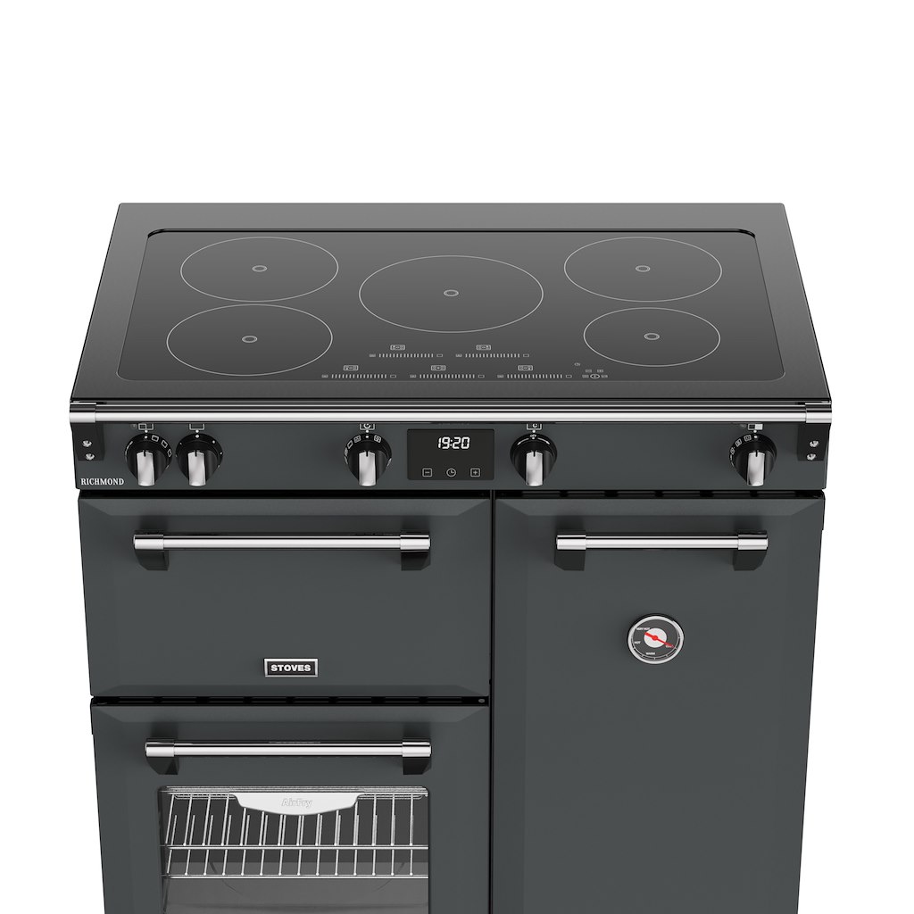 Stoves RCA RICH 90Ei TCH 90cm Richmond Electric Induction Touch Range Cooker - Anthracite - Image 4