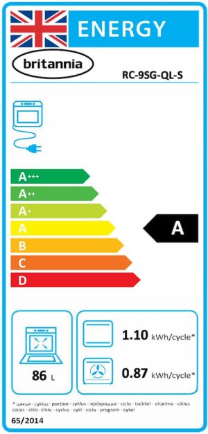 Britannia RC-9SG-QL-S Q Line 90cm Single Dual Fuel Range Cooker - Image 4