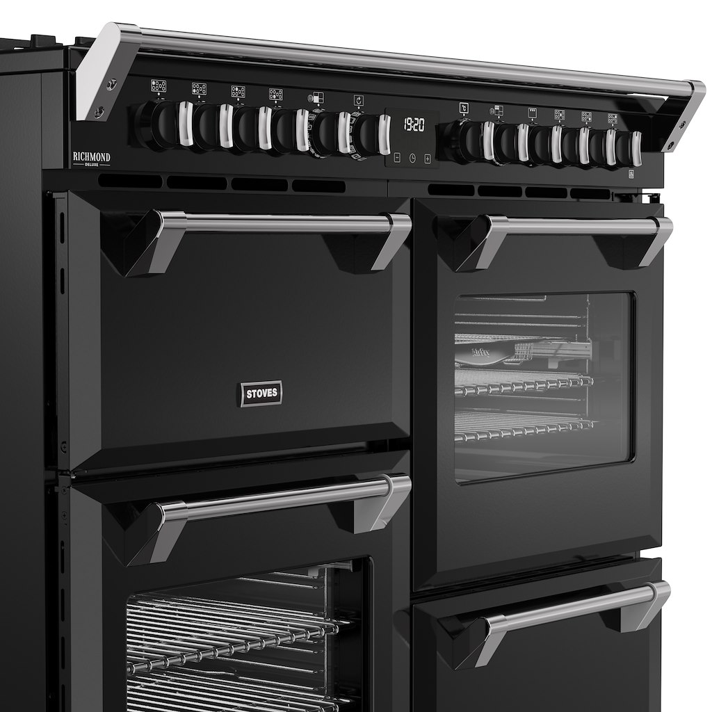 Stoves DX RCA RICH 110DF 110cm Richmond DX Dual Fuel Range Cooker - Black - Image 7