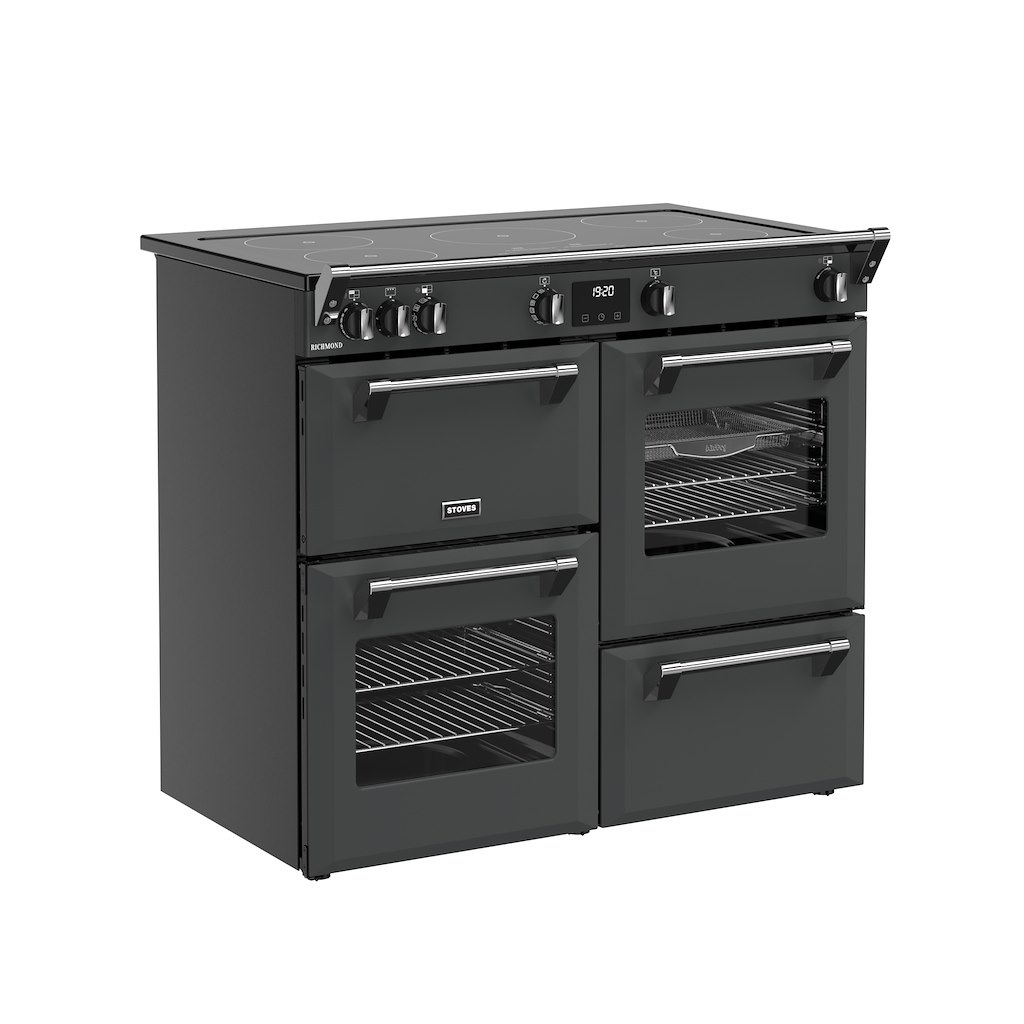 Stoves RCA RICH 100Ei TCH 100cm Richmond Electric Induction Touch Range Cooker - Anthracite - Image 3