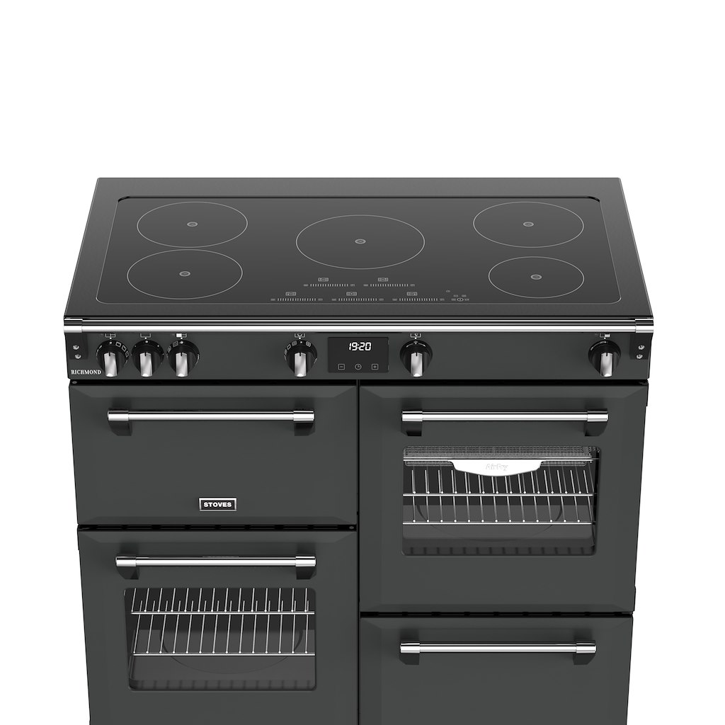 Stoves RCA RICH 100Ei TCH 100cm Richmond Electric Induction Touch Range Cooker - Anthracite - Image 4