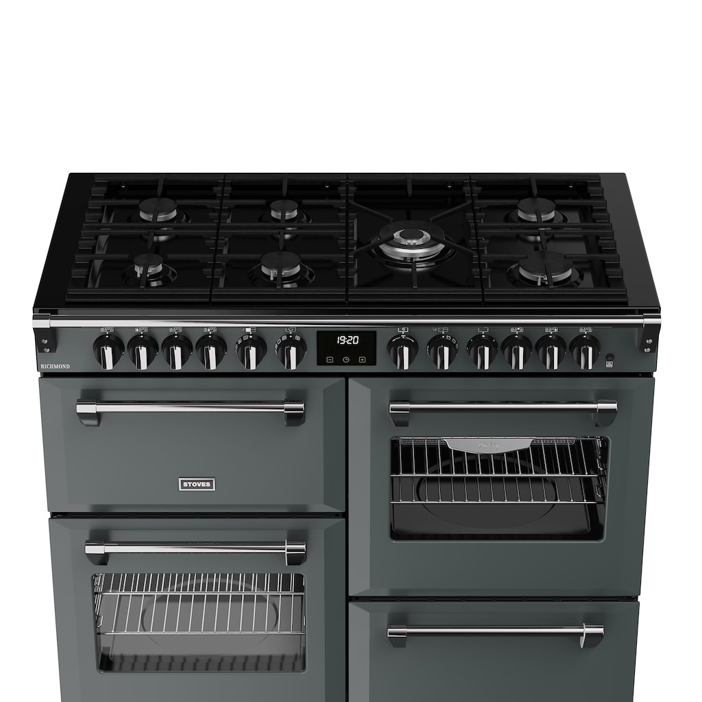 Stoves RCA RICH 110DF 110cm Richmond Dual Fuel Range Cooker - Anthracite - Image 4