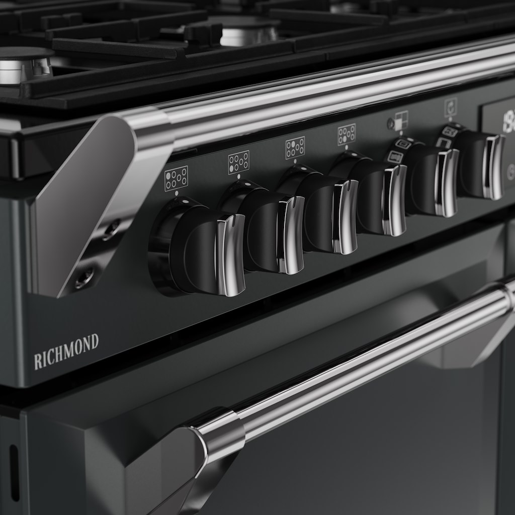 Stoves RCA RICH 110DF 110cm Richmond Dual Fuel Range Cooker - Anthracite - Image 6