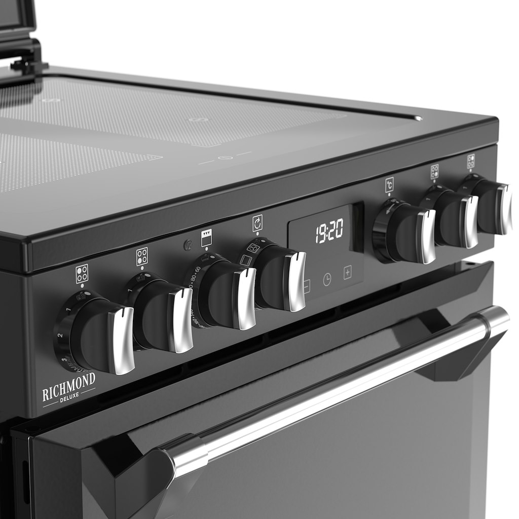 Stoves DX MRA RICH 60Ei RTY 60cm Richmond DX Electric Induction Rotary Cooker - Black - Image 6