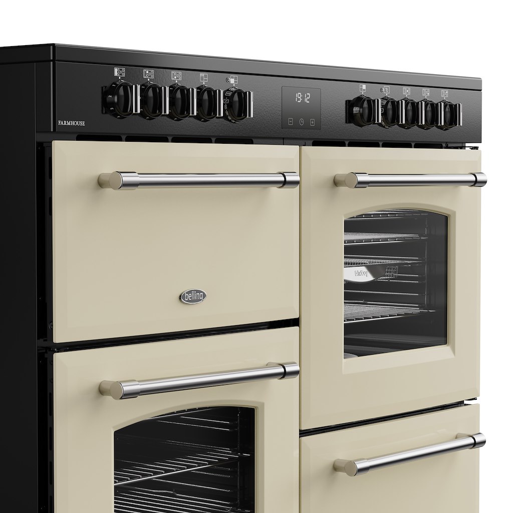 Belling RCA FARMHOUSE 110E 110cm Electric Ceramic Range Cooker - Cream - Image 7