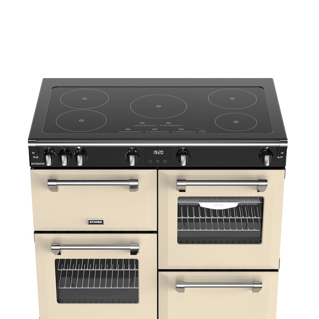 Stoves RCA RICH 100Ei TCH 100cm Richmond Electric Induction Touch Range Cooker - Cream - Image 3