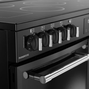 Belling RCA FARMHOUSE 100E 100cm Electric Ceramic Range Cooker - Black - Image 6