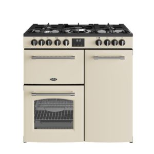 Belling RCA FARMHOUSE 90DF 90cm Dual Fuel Range Cooker - Cream