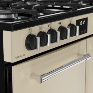 Belling RCA FARMHOUSE 90DF 90cm Dual Fuel Range Cooker - Cream - Image 6