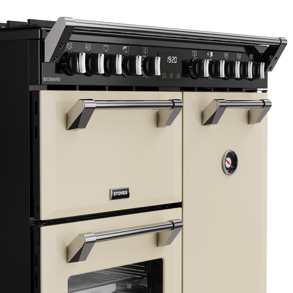 Stoves RCA RICH 90DF 90cm Richmond Dual Fuel Range Cooker - Cream - Image 7