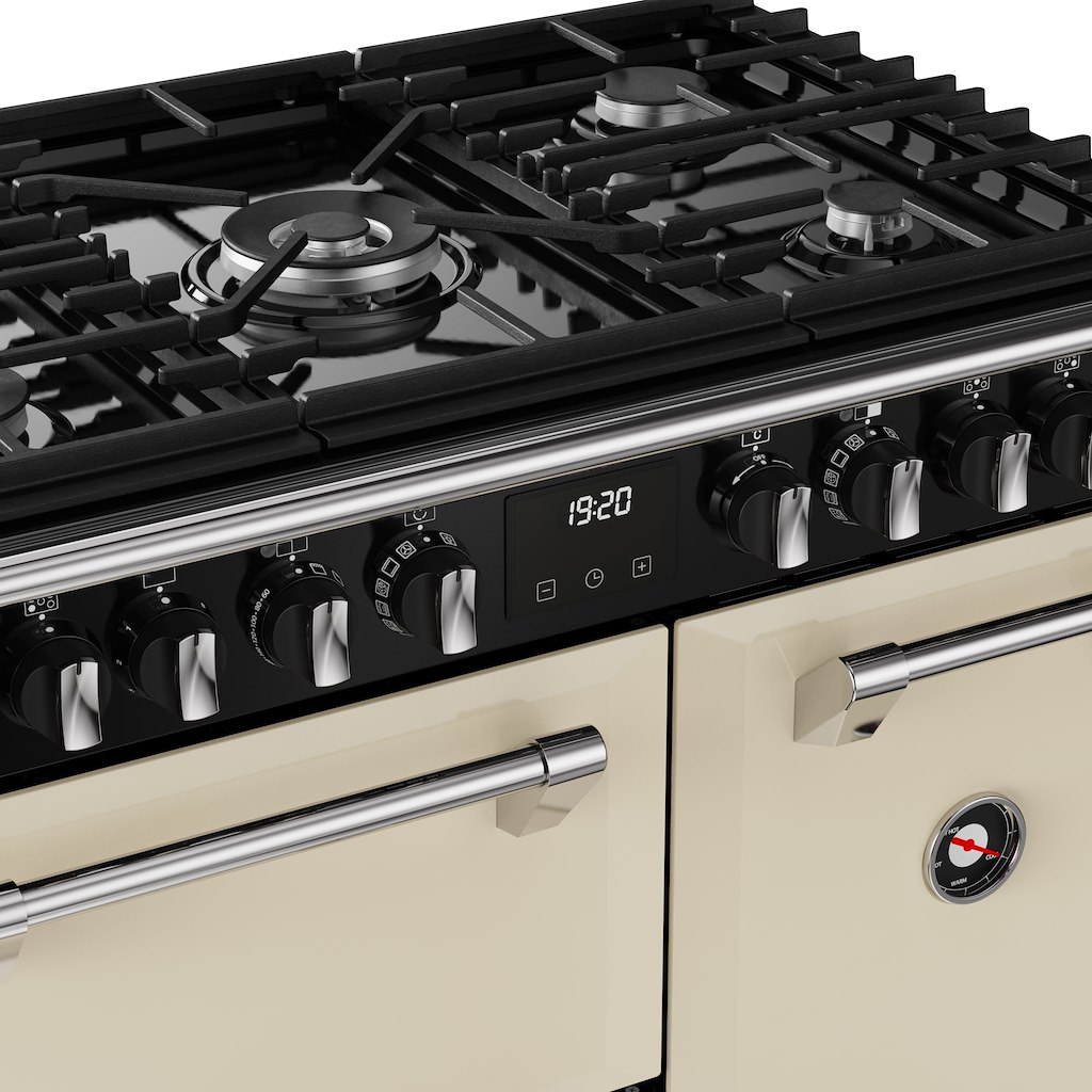 Stoves RCA RICH 90DF 90cm Richmond Dual Fuel Range Cooker - Cream - Image 8