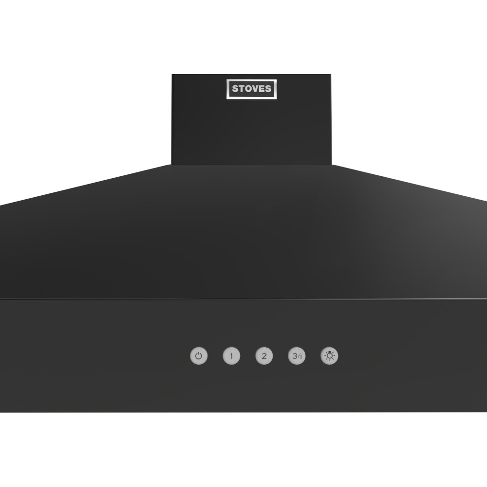 Stoves ST STERLING CHIM 110PYR BLK 110cm Pyramid Hood - Image 2