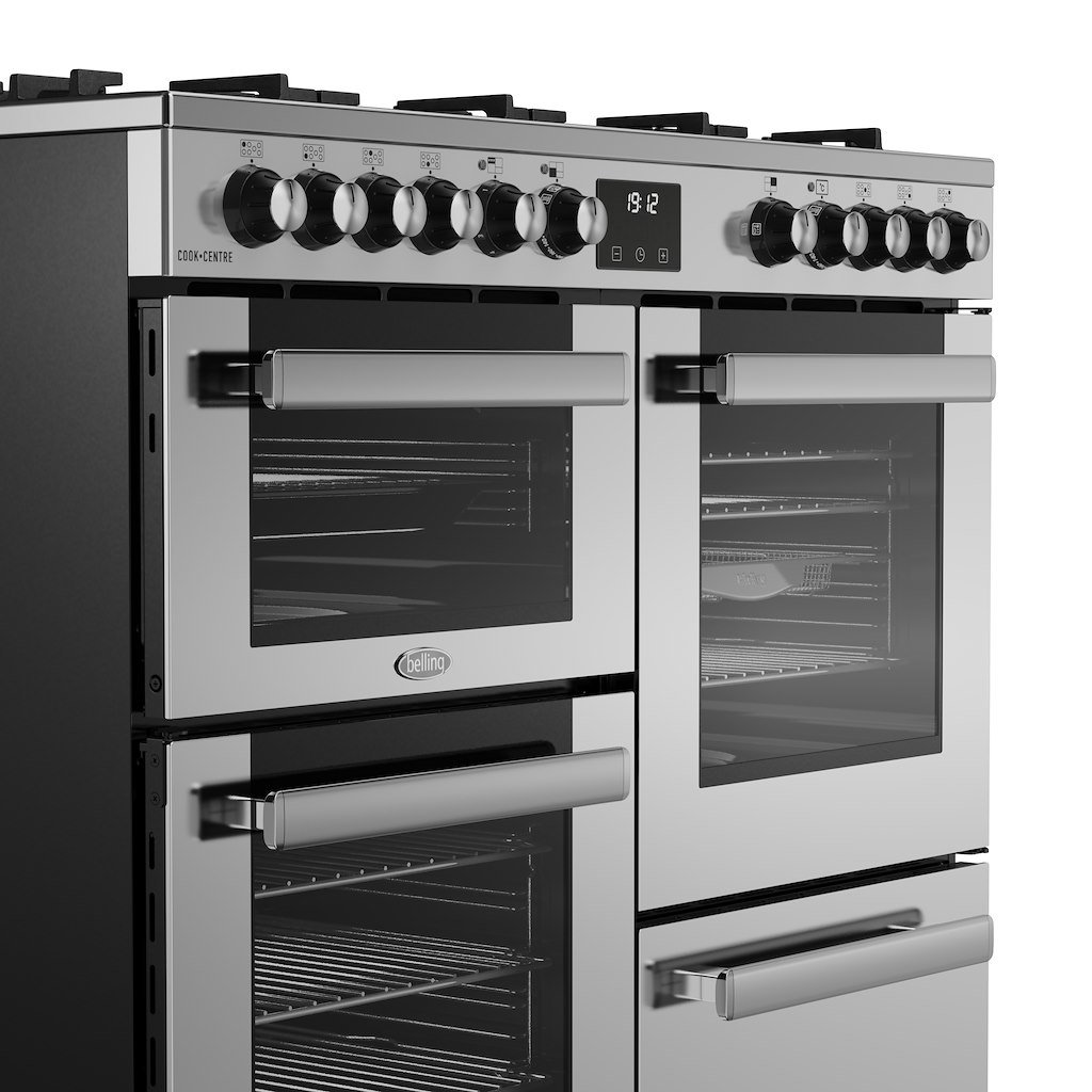 Belling RCA COOKCENTRE 100DF 100cm Dual Fuel Range Cooker - Stainless Steel - Image 8