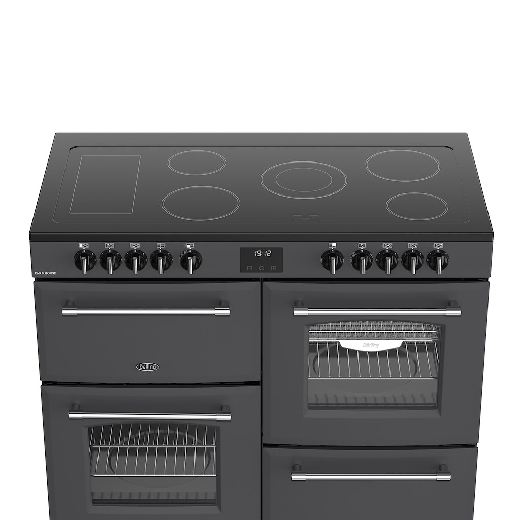 Belling RCA FARMHOUSE 110E 110cm Electric Ceramic Range Cooker - Anthracite - Image 4