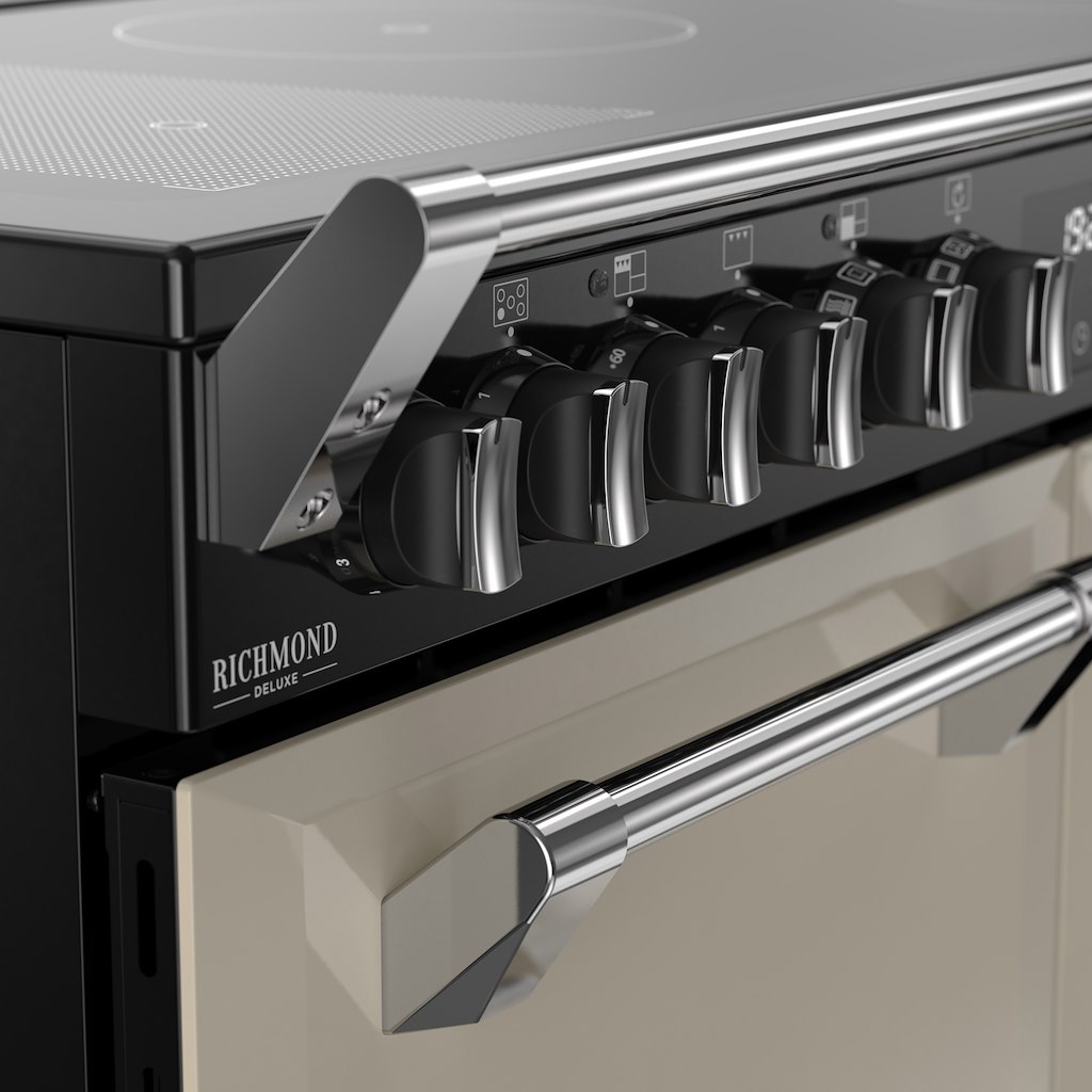 Stoves DX RCA RICH 100Ei RTY 100cm Richmond DX Electric Induction Rotary Range Cooker - Cream - Image 6