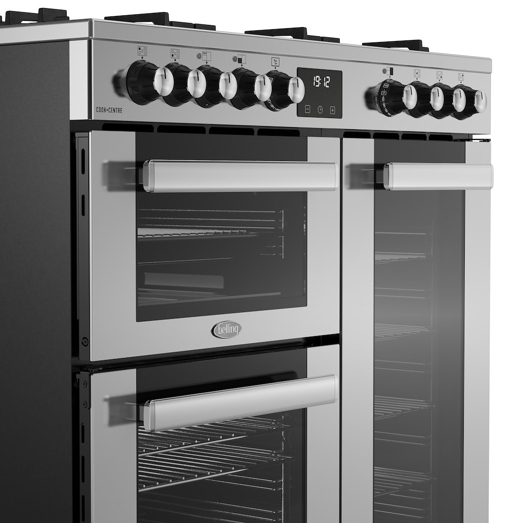 Belling RCA COOKCENTRE 90DF 90cm Dual Fuel Range Cooker - Stainless Steel - Image 7