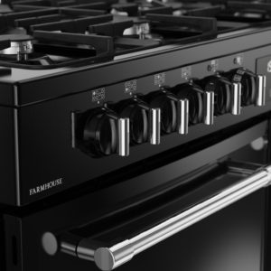 Belling RCA FARMHOUSE 110DF 110cm Dual Fuel Range Cooker - Black - Image 6