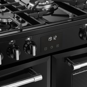 Belling RCA FARMHOUSE 110DF 110cm Dual Fuel Range Cooker - Black - Image 8