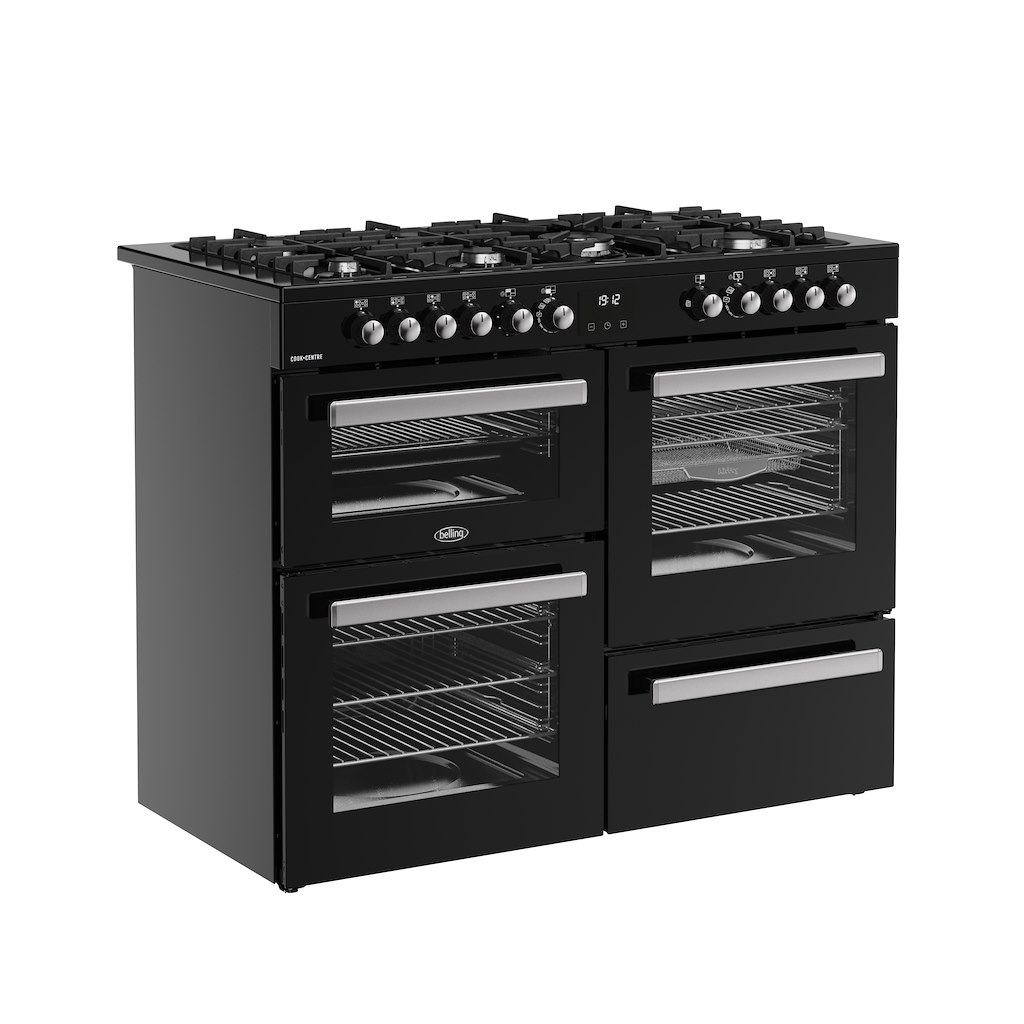 Belling RCA COOKCENTRE 110DF 110cm Dual Fuel Range Cooker - Black - Image 2