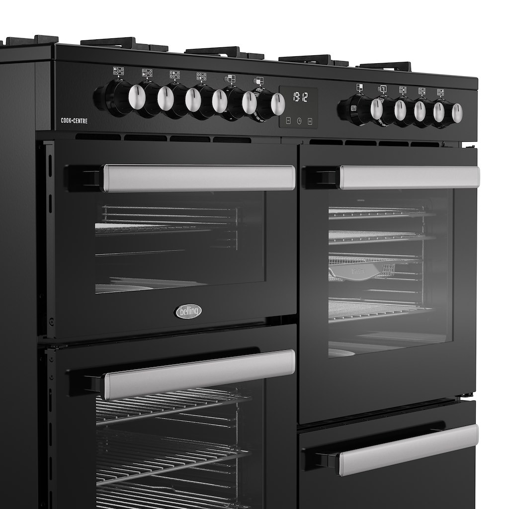 Belling RCA COOKCENTRE 110DF 110cm Dual Fuel Range Cooker - Black - Image 7