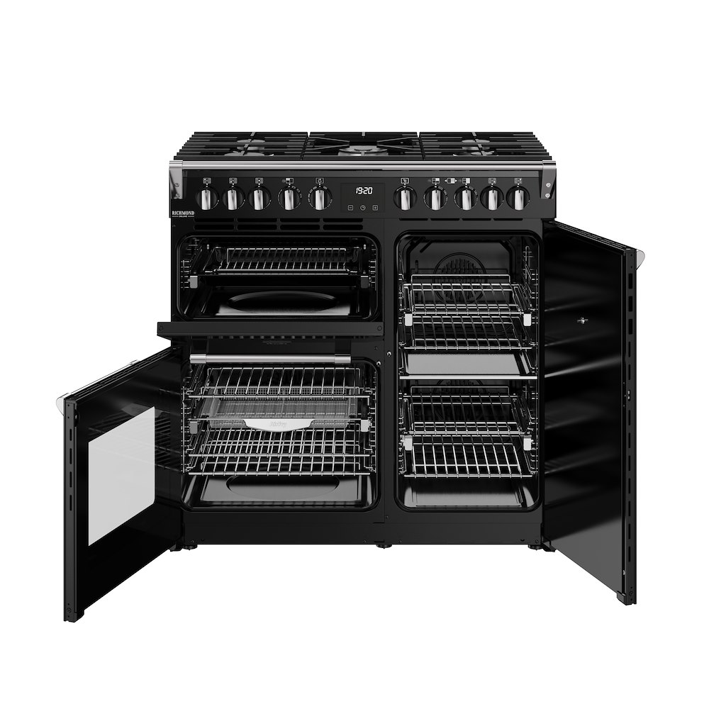 Stoves DX RCA RICH 90DF 90cm Richmond DX Dual Fuel Range Cooker - Black - Image 3