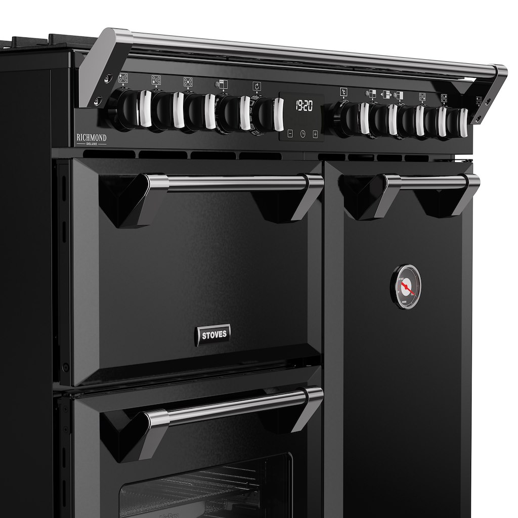 Stoves DX RCA RICH 90DF 90cm Richmond DX Dual Fuel Range Cooker - Black - Image 7