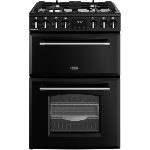 Belling MRA FARMHOUSE 60cm Dual Fuel Cooker with Double Oven - Black