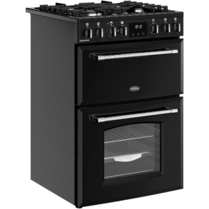 Belling MRA FARMHOUSE 60cm Dual Fuel Cooker with Double Oven - Black - Image 2