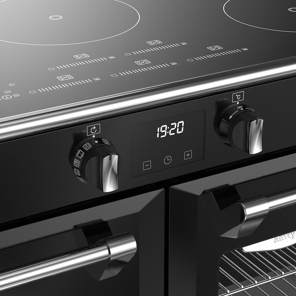 Stoves RCA RICH 110Ei TCH 110cm Richmond Electric Induction Touch Range Cooker - Black - Image 7