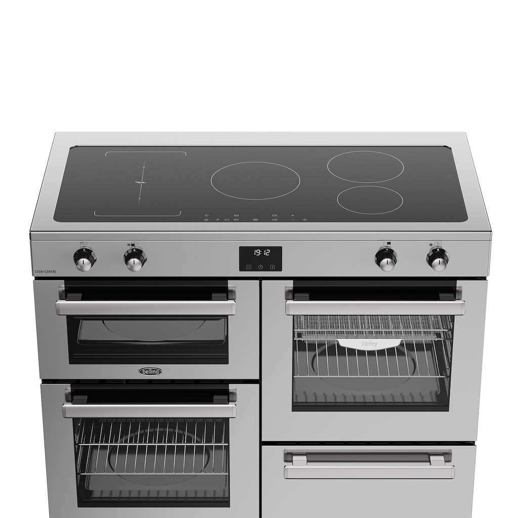Belling RCA COOKCENTRE 110Ei 110cm Electric Induction Touch Range Cooker - Stainless Steel - Image 4
