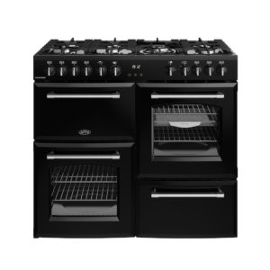 Belling RCA FARMHOUSE 100DF 100cm Dual Fuel Range Cooker - Black