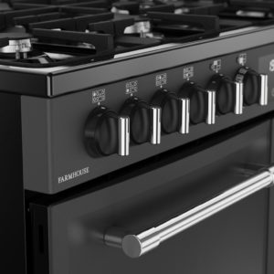 Belling RCA FARMHOUSE 100DF 100cm Dual Fuel Range Cooker - Anthracite - Image 6