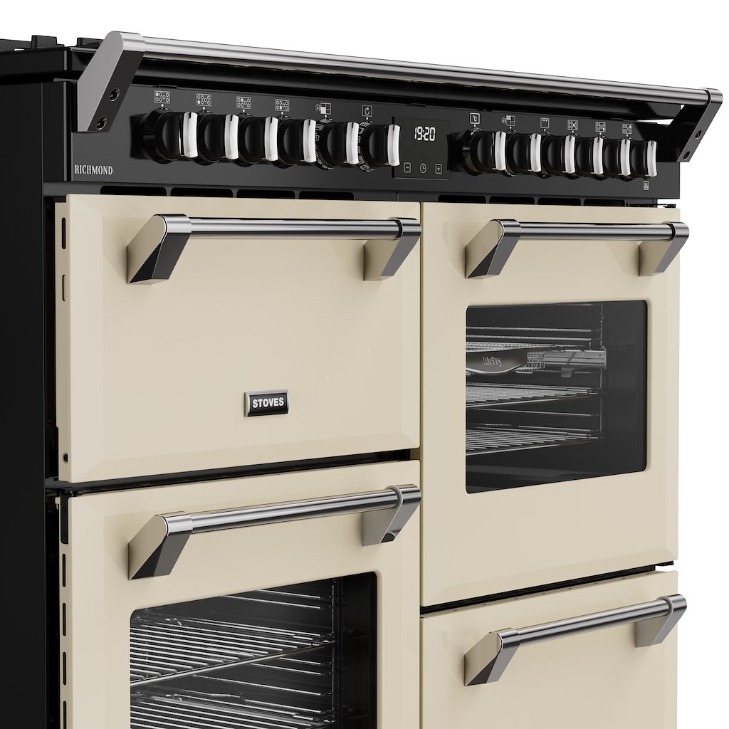 Stoves RCA RICH 110DF 110cm Richmond Dual Fuel Range Cooker - Cream - Image 7