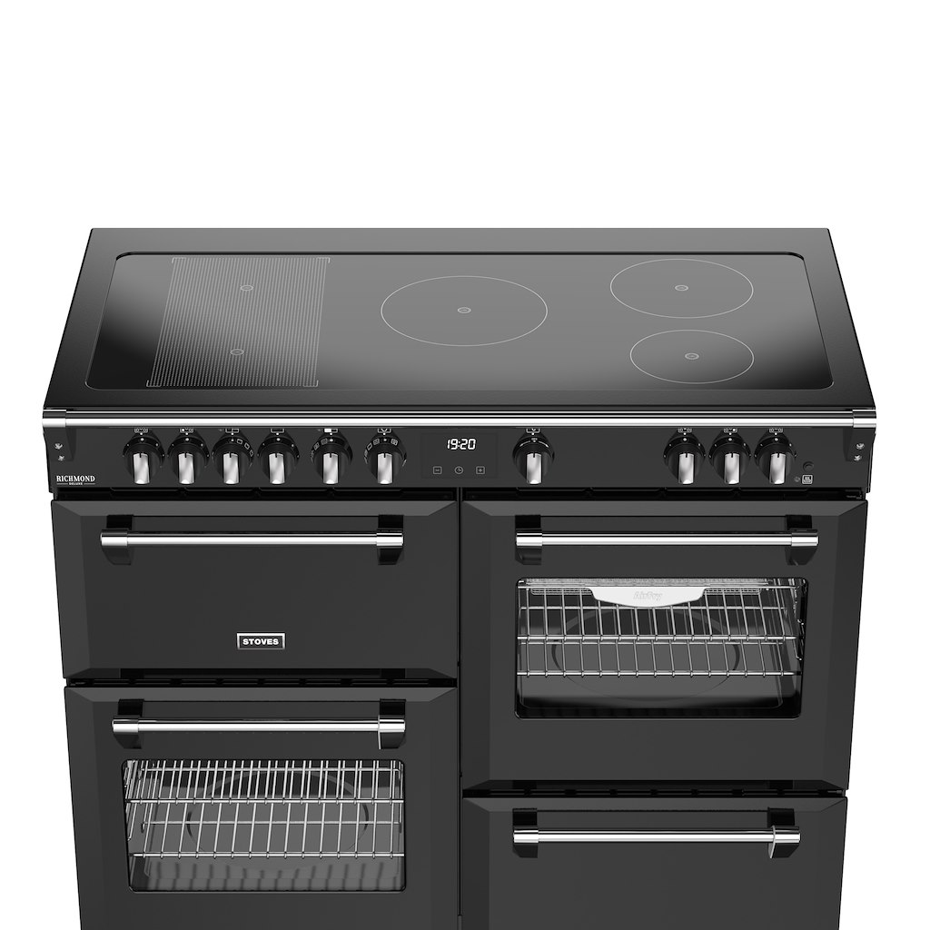Stoves DX RCA RICH 110Ei RTY 110cm Richmond DX Electric Induction Rotary Range Cooker - Black - Image 3