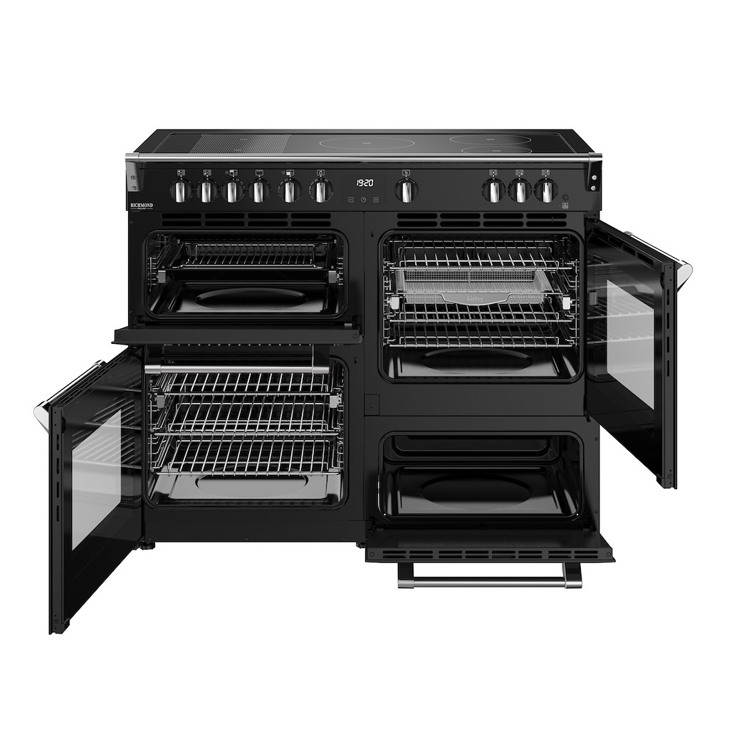 Stoves DX RCA RICH 110Ei RTY 110cm Richmond DX Electric Induction Rotary Range Cooker - Black - Image 4