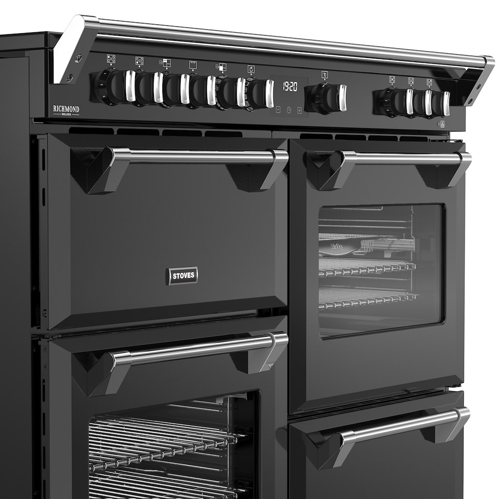 Stoves DX RCA RICH 110Ei RTY 110cm Richmond DX Electric Induction Rotary Range Cooker - Black - Image 7