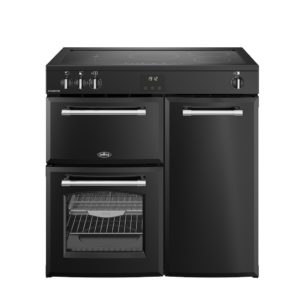 Belling RCA FARMHOUSE 90Ei 90cm Electric Induction Touch Range Cooker - Black