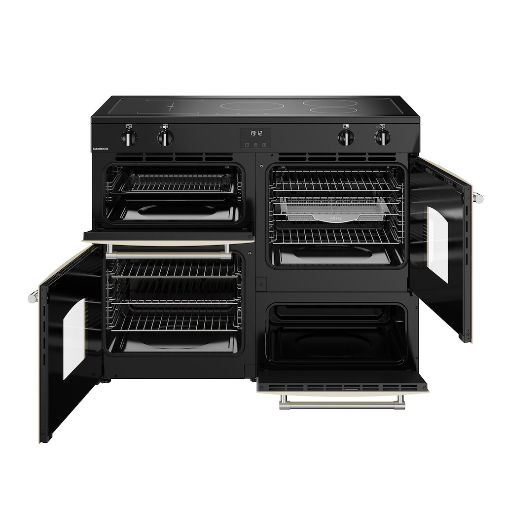 Belling RCA FARMHOUSE 110Ei 110cm Electric Induction Touch Range Cooker - Cream - Image 2