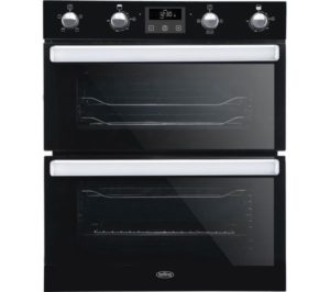 Belling BEL BI702FPCT Blk Built-Under Electric Double Oven