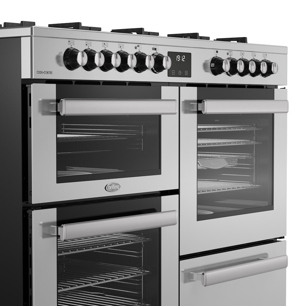 Belling RCA COOKCENTRE 110DF 110cm Dual Fuel Range Cooker - Stainless Steel - Image 7
