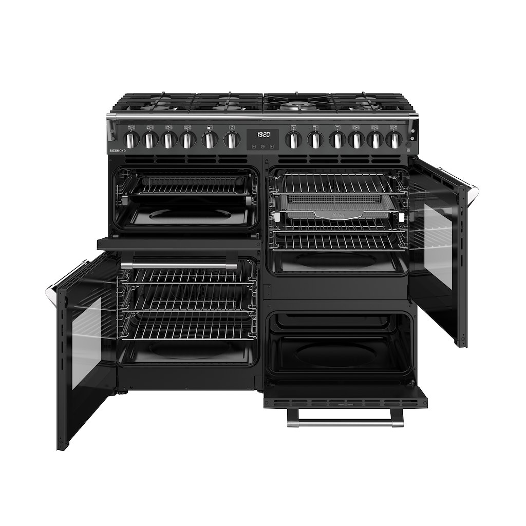 Stoves RCA RICH 100DF 100cm Richmond Dual Fuel Range Cooker - Anthracite - Image 3