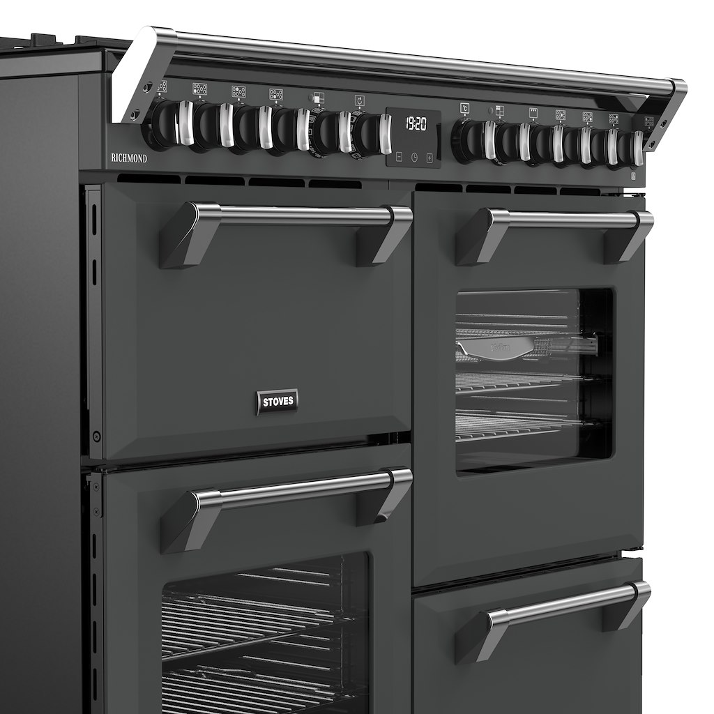 Stoves RCA RICH 100DF 100cm Richmond Dual Fuel Range Cooker - Anthracite - Image 7